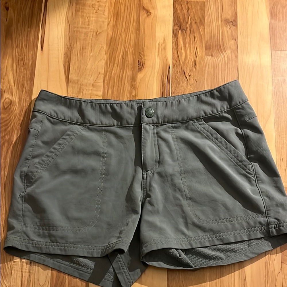 Women's North Face Olive Green Hiking Shorts